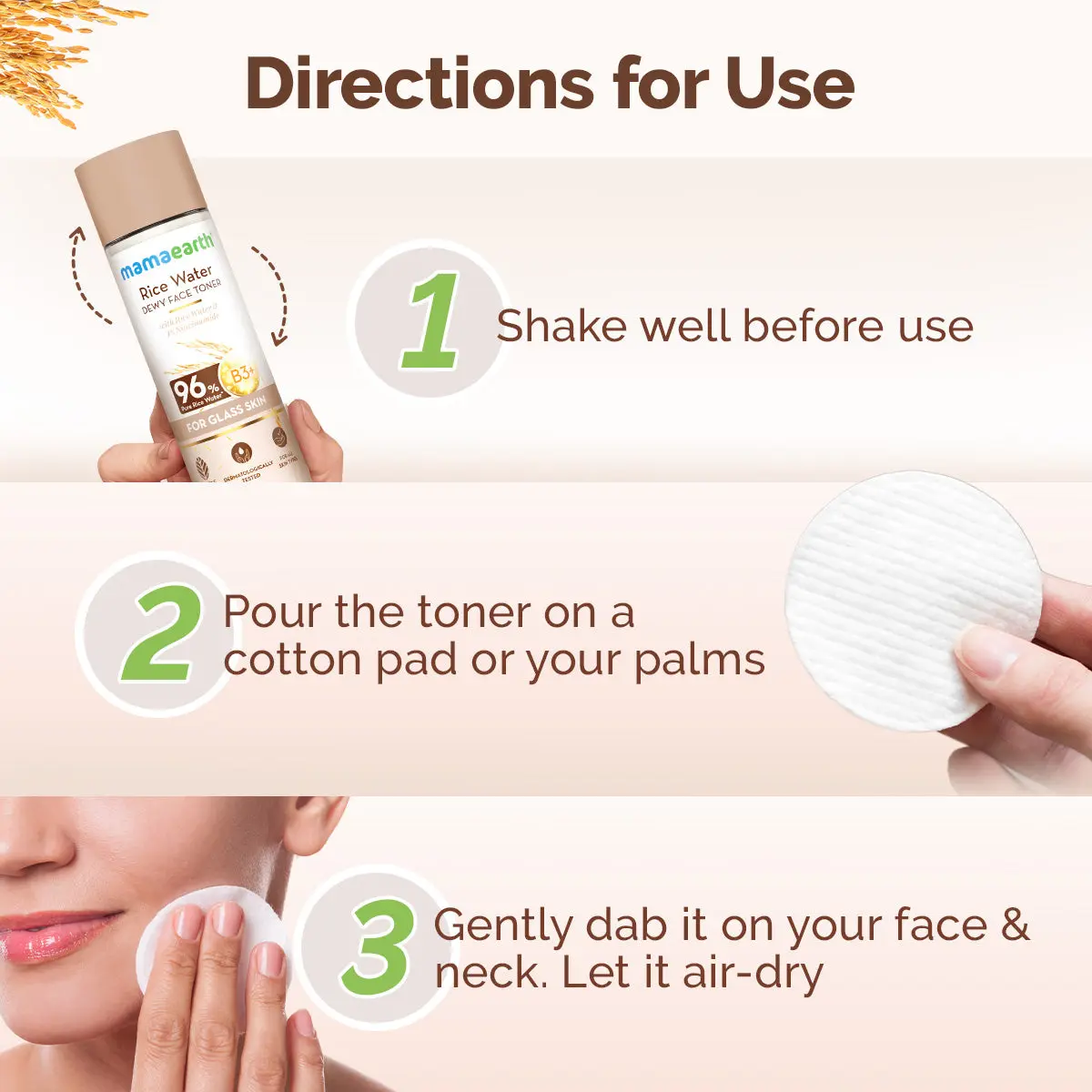 Mamaearth Rice Water Dewy Face Toner 150 ml - Image 6