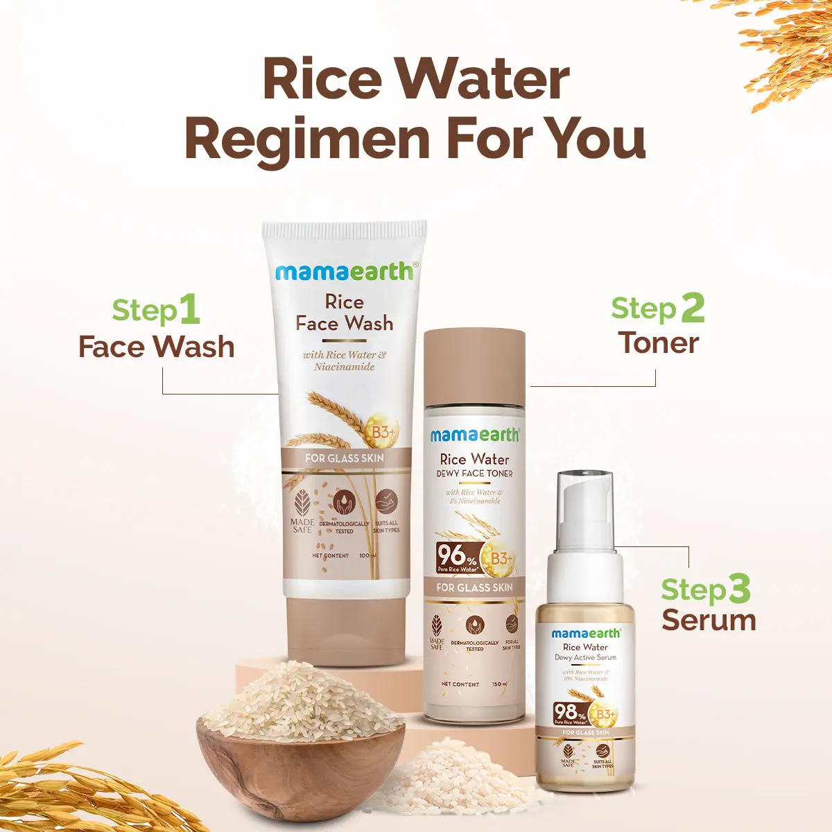 Mamaearth Rice Water Dewy Face Toner 150 ml - Image 7