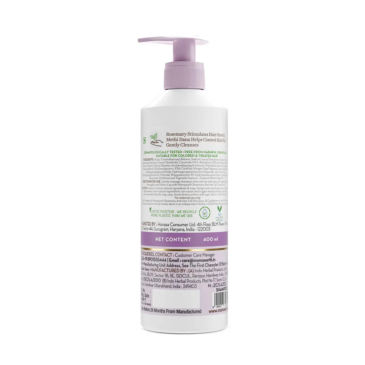 Mamaearth Rosemary Anti Hair Fall Shampoo - Image 12