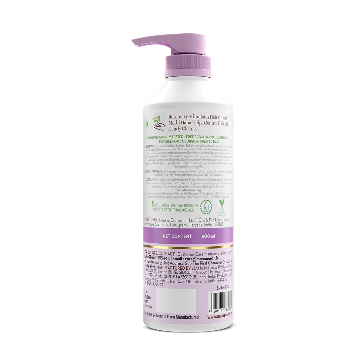 Mamaearth Rosemary Anti Hair Fall Shampoo - Image 15