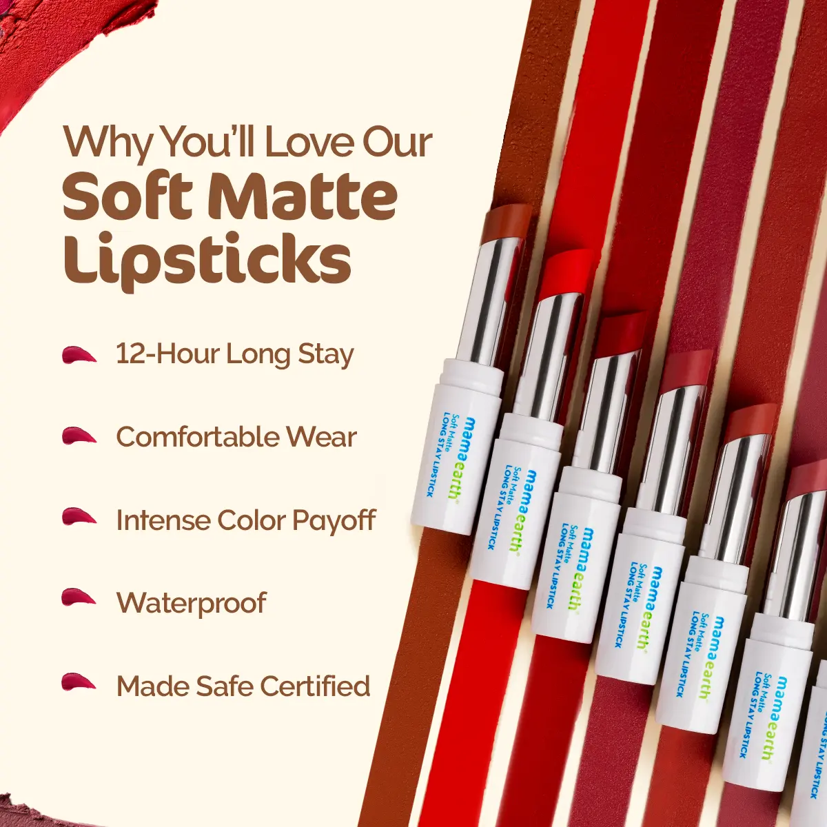 Mamaearth Soft Matte Long Stay Lipstick - 02 Mulberry Pink - Image 6