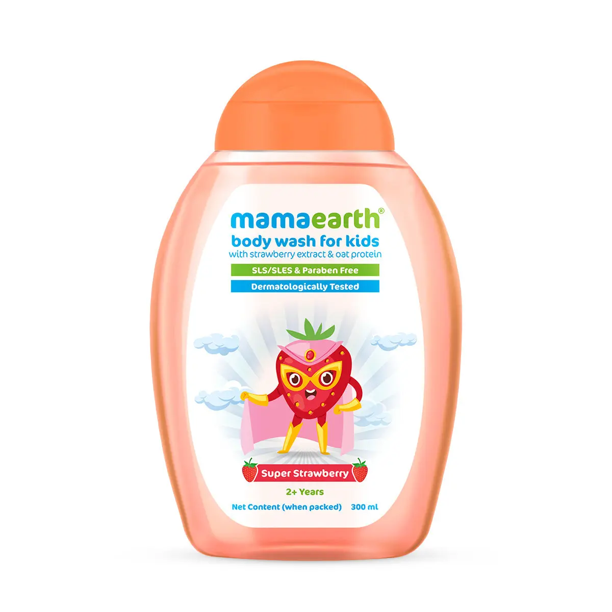 Mamaearth Super Strawberry Body Wash For Kids 300 ml - Image 7