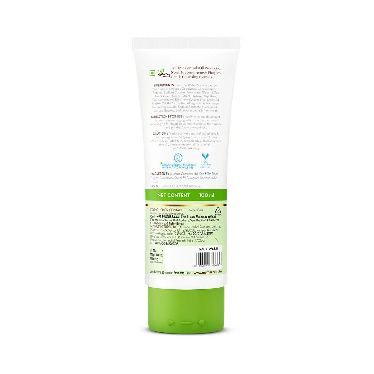 Mamaearth Tea Tree Facewash for acne & pimples - Image 6