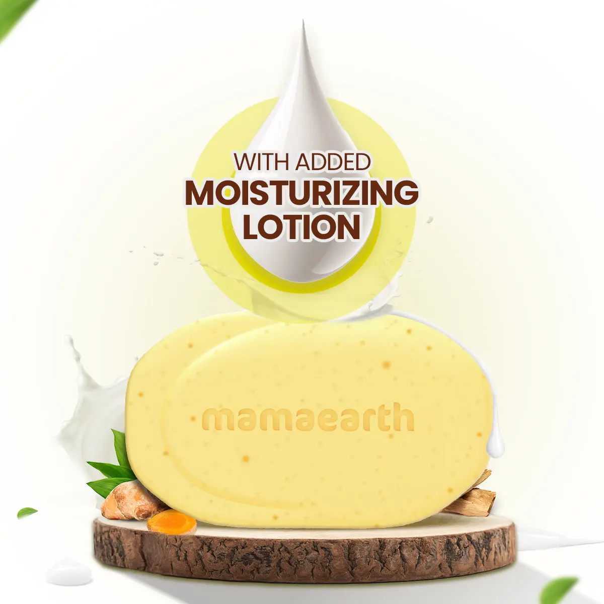 Mamaearth Ubtan Moisturizing Lotion Soap 4 Soaps in One Pack (125g Each) - Image 3
