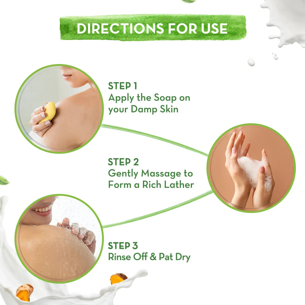 Mamaearth Ubtan Moisturizing Lotion Soap 4 Soaps in One Pack (125g Each) - Image 6