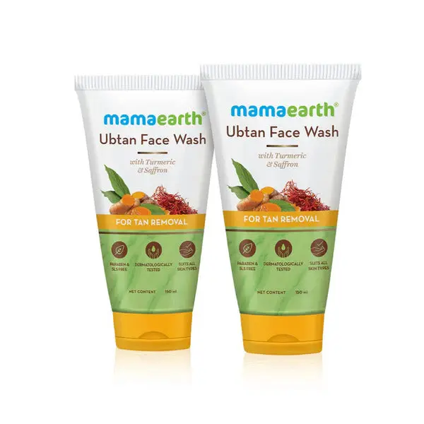Mamaearth Ubtan Natural Glow Face Wash with Turmeric & Saffron for Tan Removal - Image 5