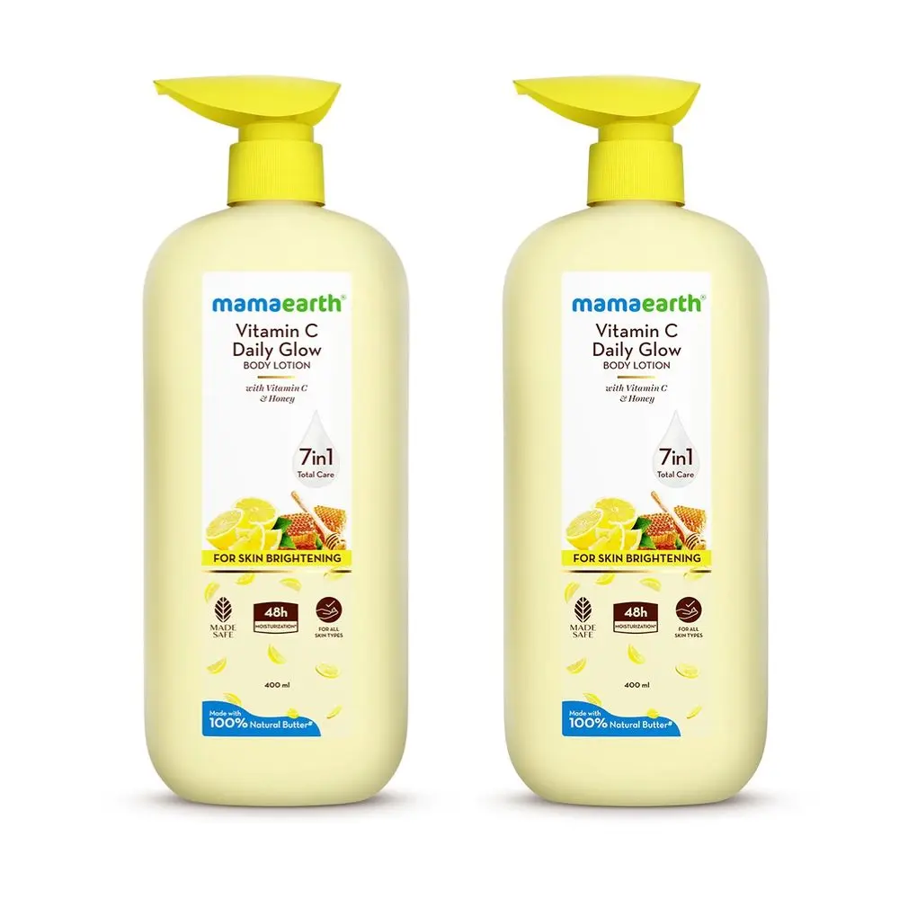 Mamaearth Vitamin C Daily Glow Body Lotion - Image 10
