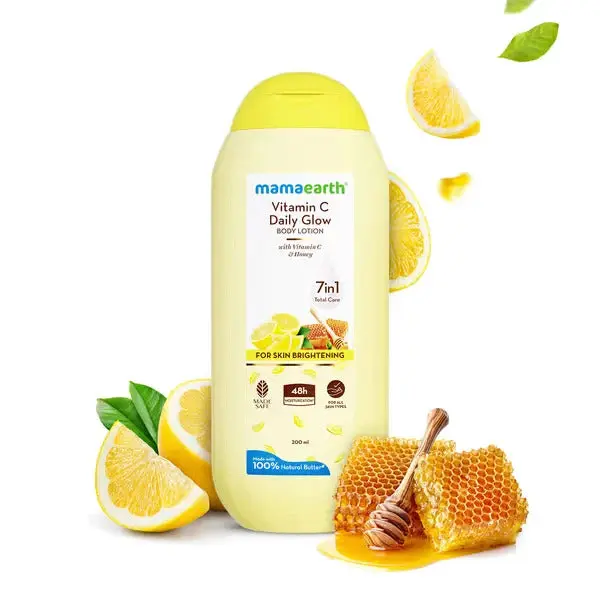 Mamaearth Vitamin C Daily Glow Body Lotion - Image 13
