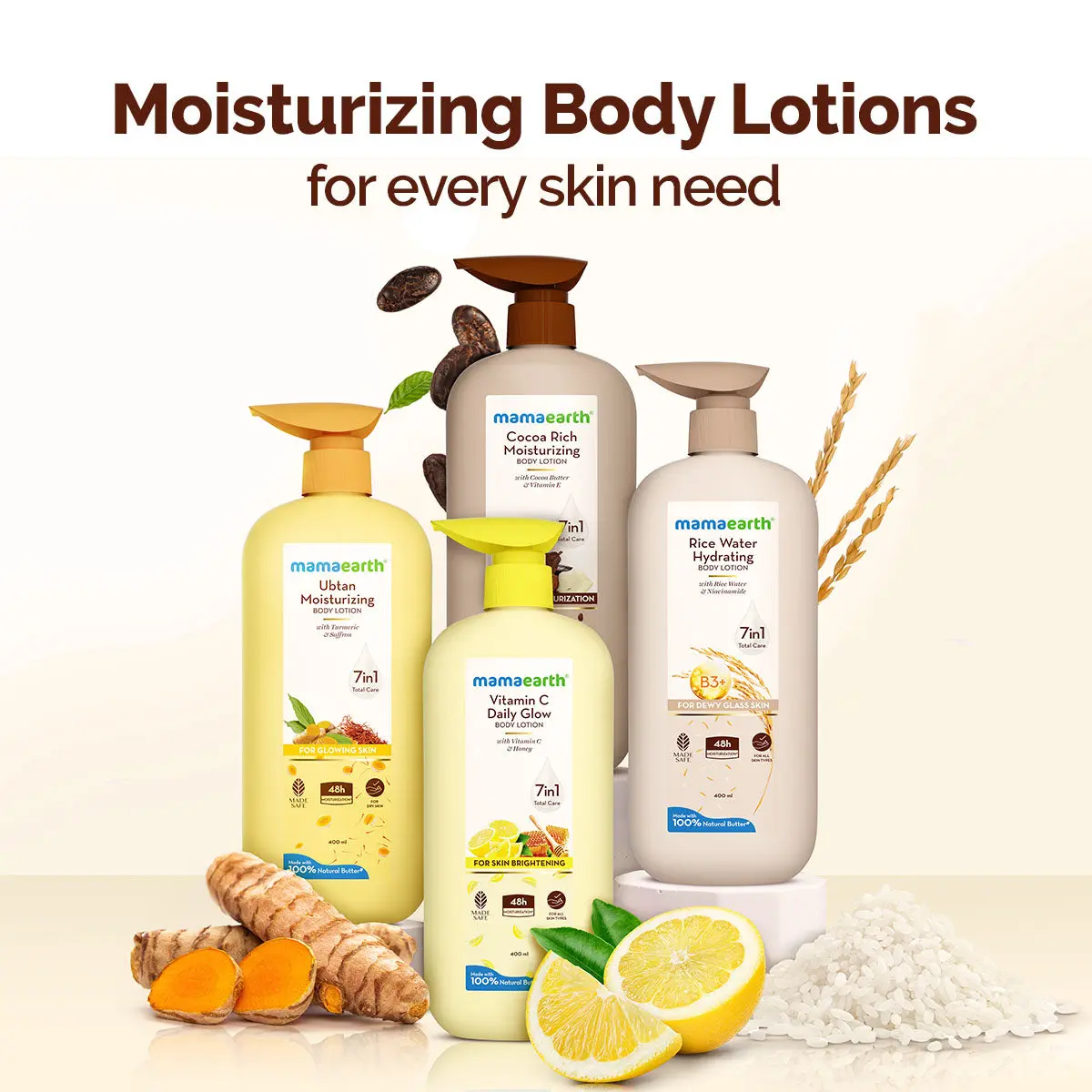 Mamaearth Vitamin C Daily Glow Body Lotion - Image 9