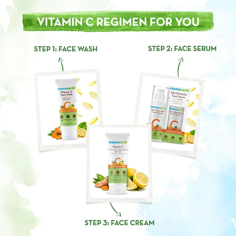 Mamaearth Vitamin C Daily Glow Face Cream With Vitamin C & Turmeric for Skin Illumination 80 gm - Image 7