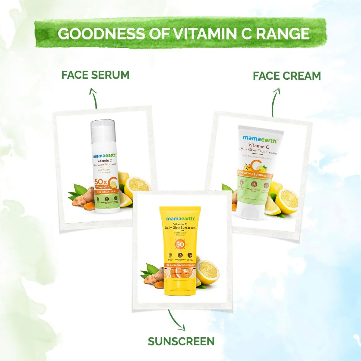 Mamaearth Vitamin C Daily Glow Sunscreen with Vitamin C & Turmeric for Sun Protection & Glow - Image 6