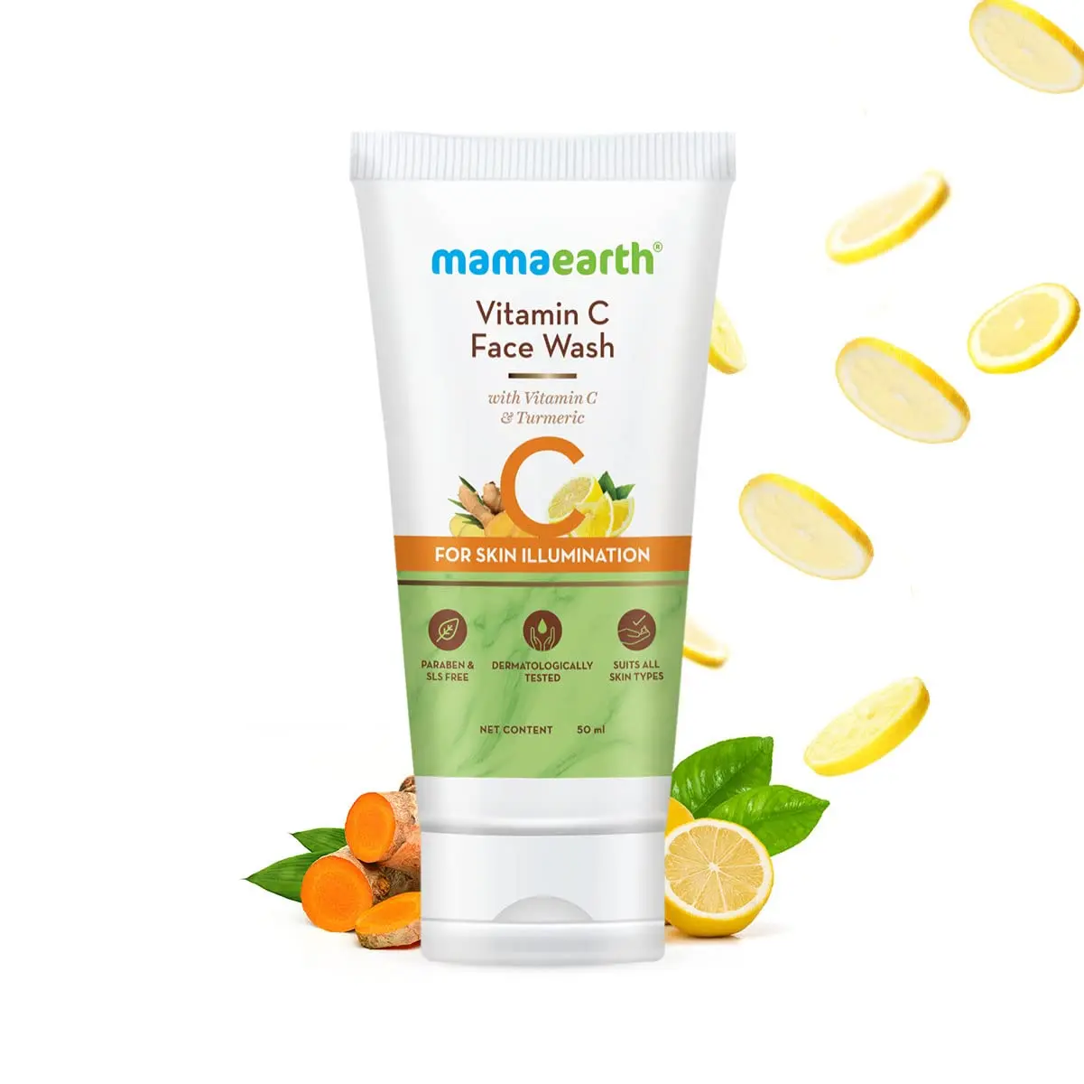 Mamaearth Vitamin C Face Wash with Vitamin C and Turmeric for Skin Illumination - Image 3