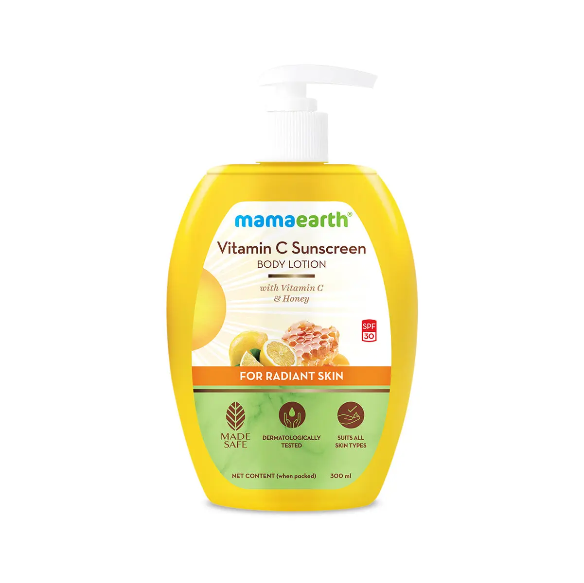 Mamaearth Vitamin C Sunscreen Body Lotion 300 ml - Image 7