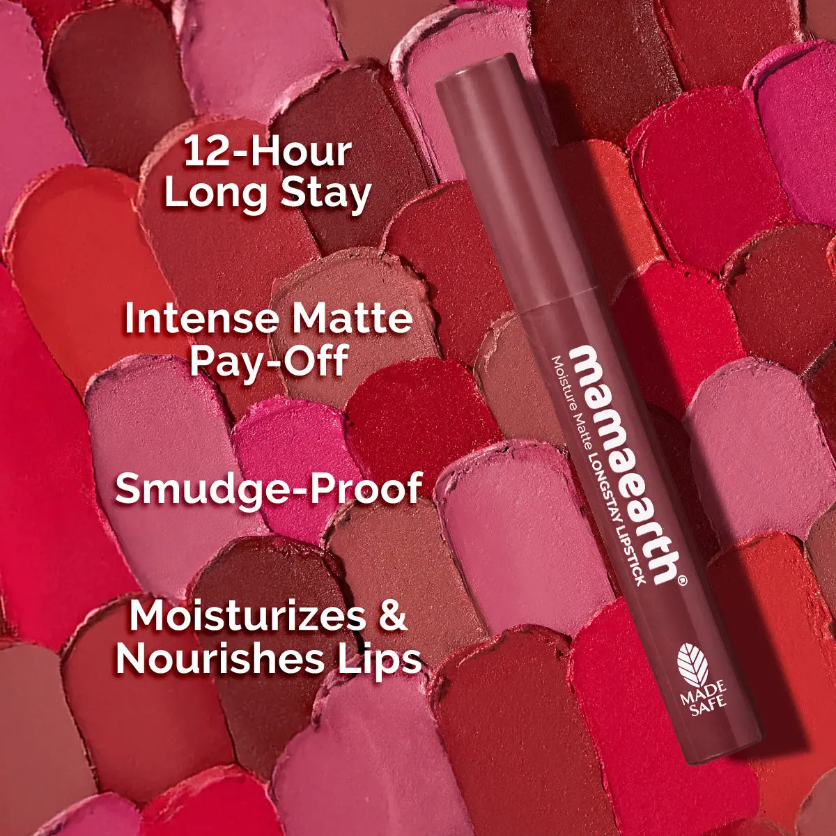 Moisture Matte Long Stay Lipstick 21 Amber Rose - Image 3