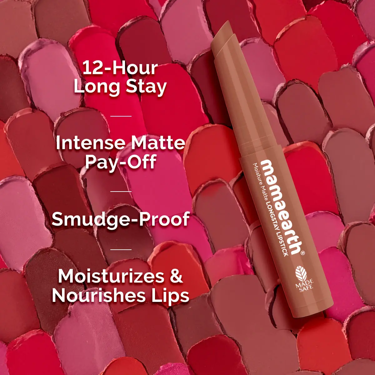 Moisture Matte Longstay Lipstick 04 Cinnamon Nude - Image 3