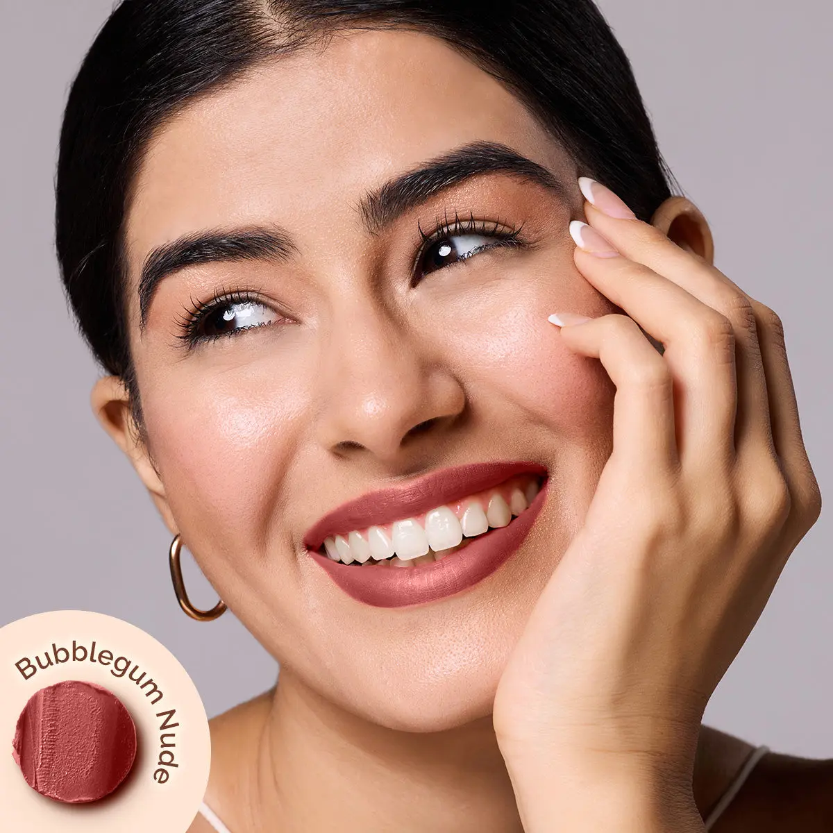 Moisture Matte Longstay Lipstick - 05 Bubblegum Nude - Image 3
