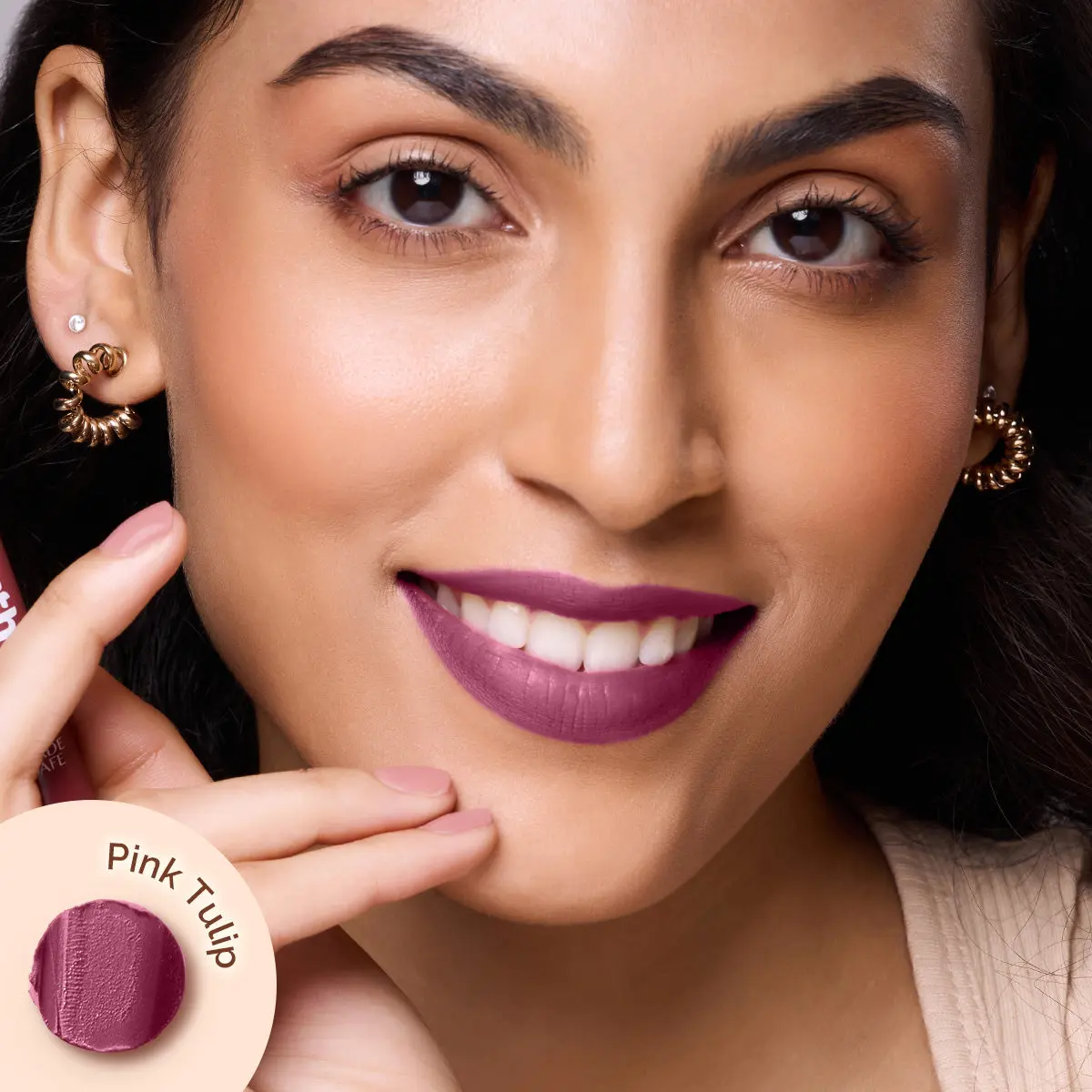 Moisture Matte Longstay Lipstick 08 Pink Tulip - Image 2