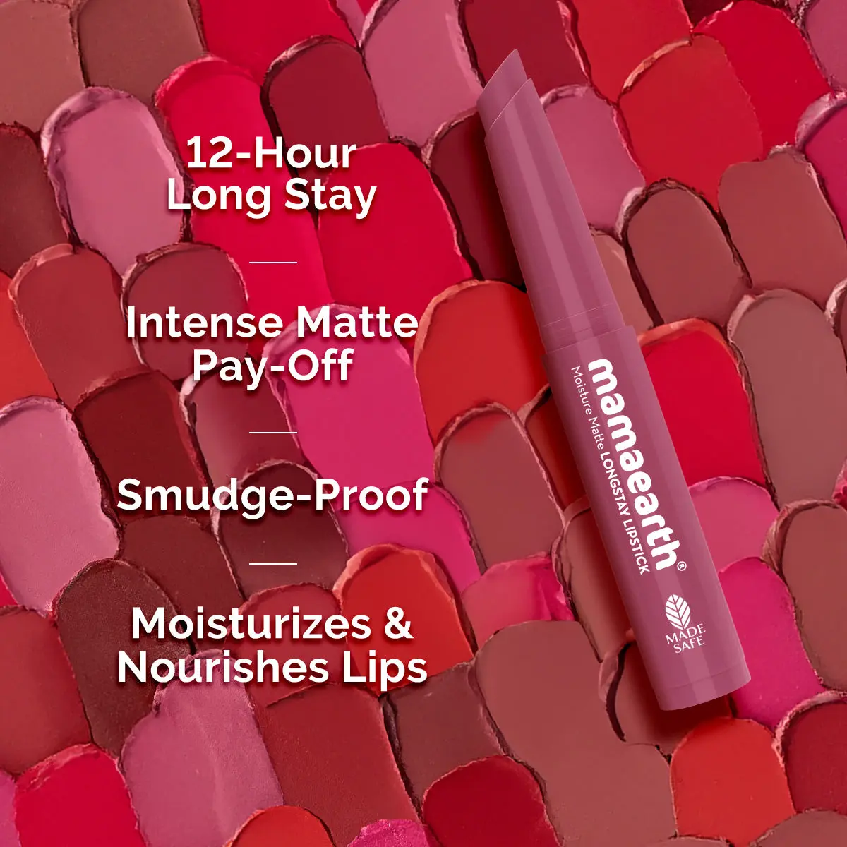 Moisture Matte Longstay Lipstick 08 Pink Tulip - Image 4