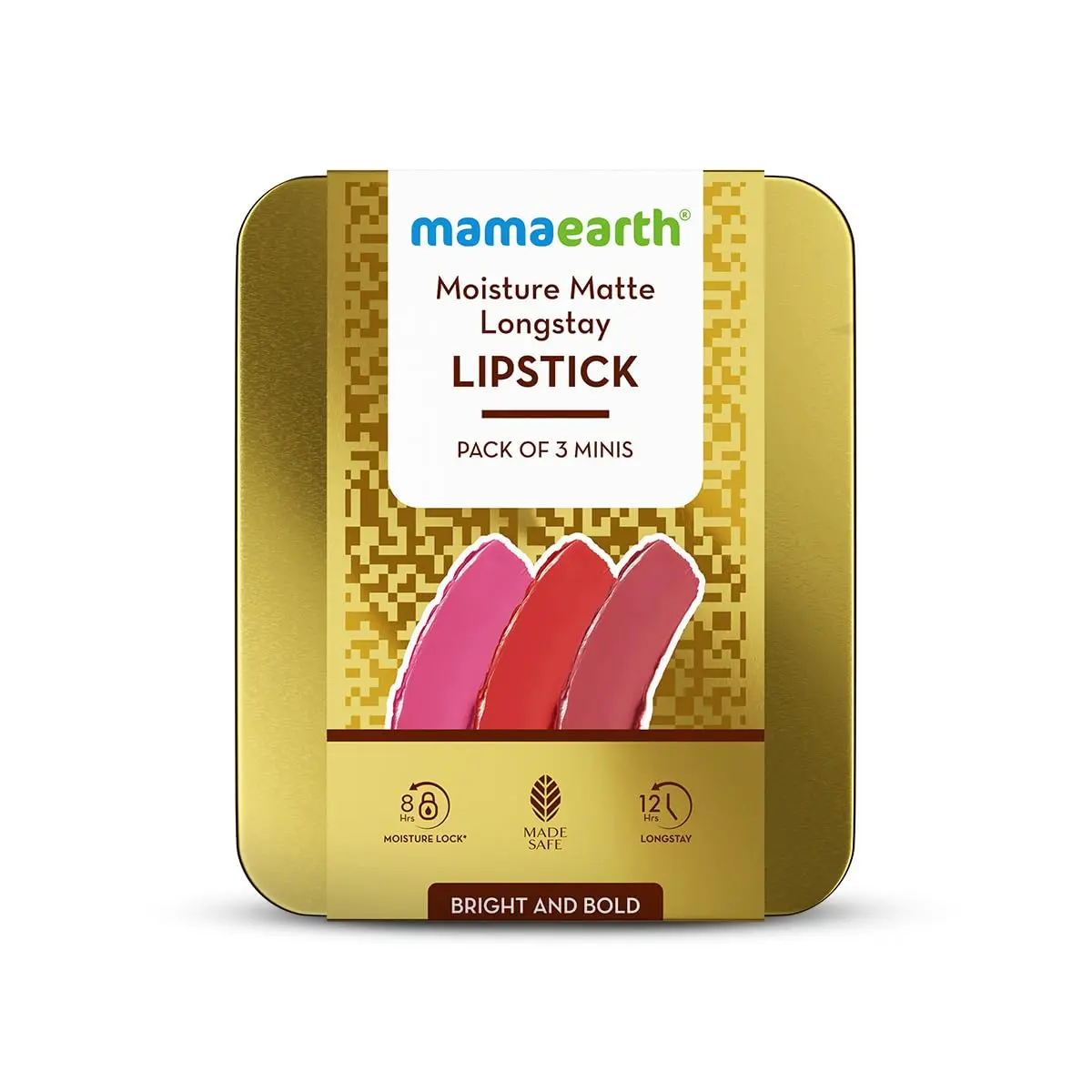 Moisture Matte Longstay Lipstick Pack Of 3 Minis - Bright And Bold (0.7 Gm Each) - Image 9