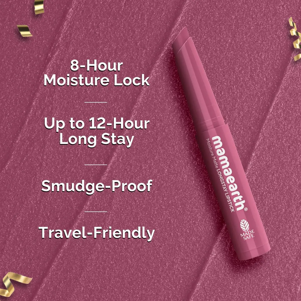 Moisture Matte Longstay Lipstick Pack Of 3 Minis - Nude Perfection (0.7 Gm Each) - Image 5