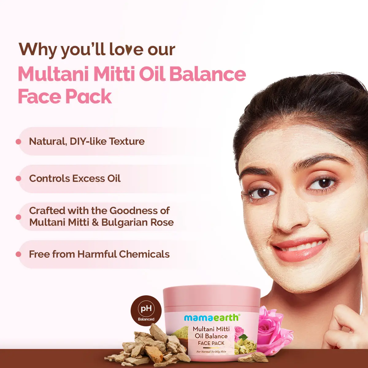 Multani Mitti Oil Balance Face Pack - Image 2