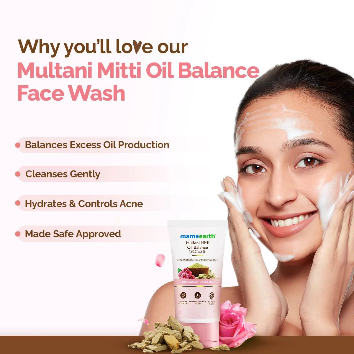 Multani Mitti Oil Balance Face Wash - Image 2