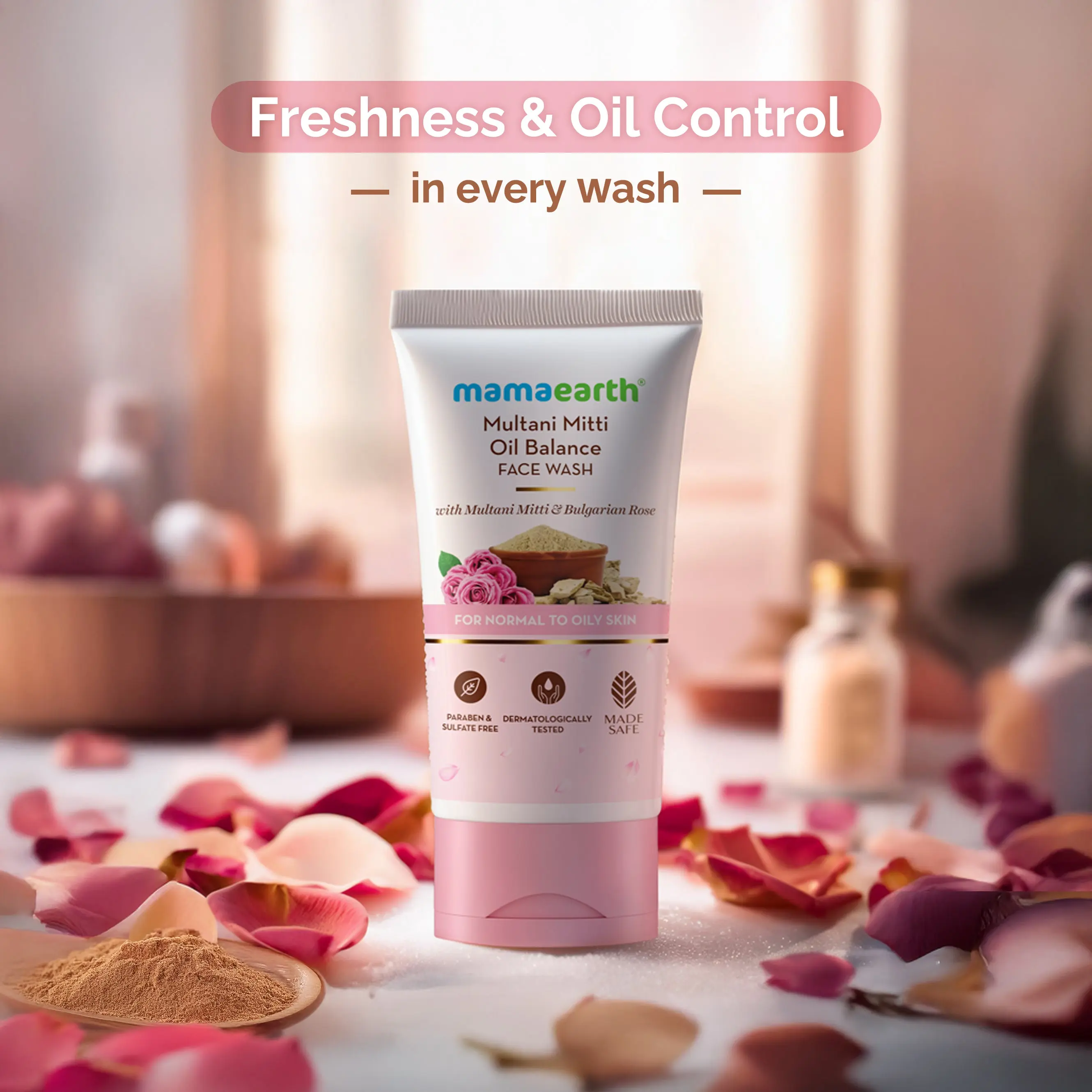 Multani Mitti Oil Balance Face Wash - Image 3
