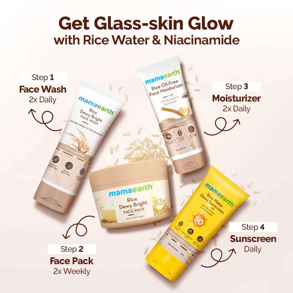 Rice Dewy Bright Face Pack - Image 6