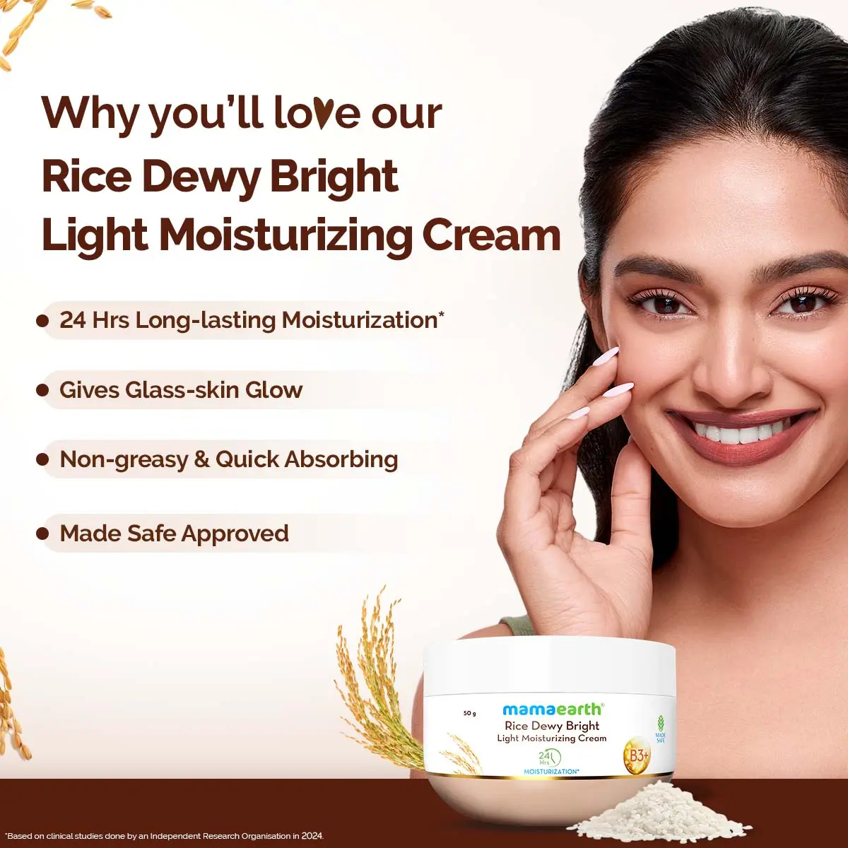 Rice Dewy Bright Light Moisturizing Cream - Image 12