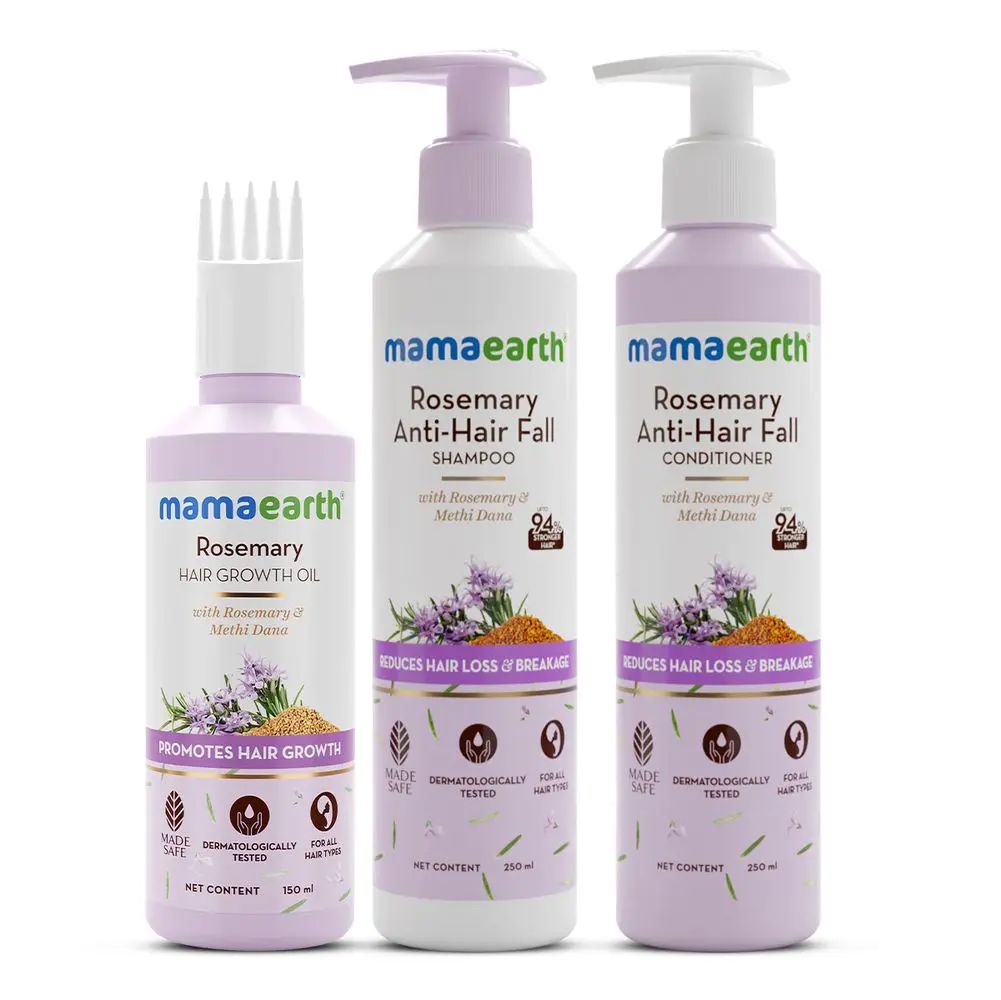 Rosemary HairCare Kits – Shampoo 250ml, Conditioner 250ml & Hair Oil 100ml - Image 8