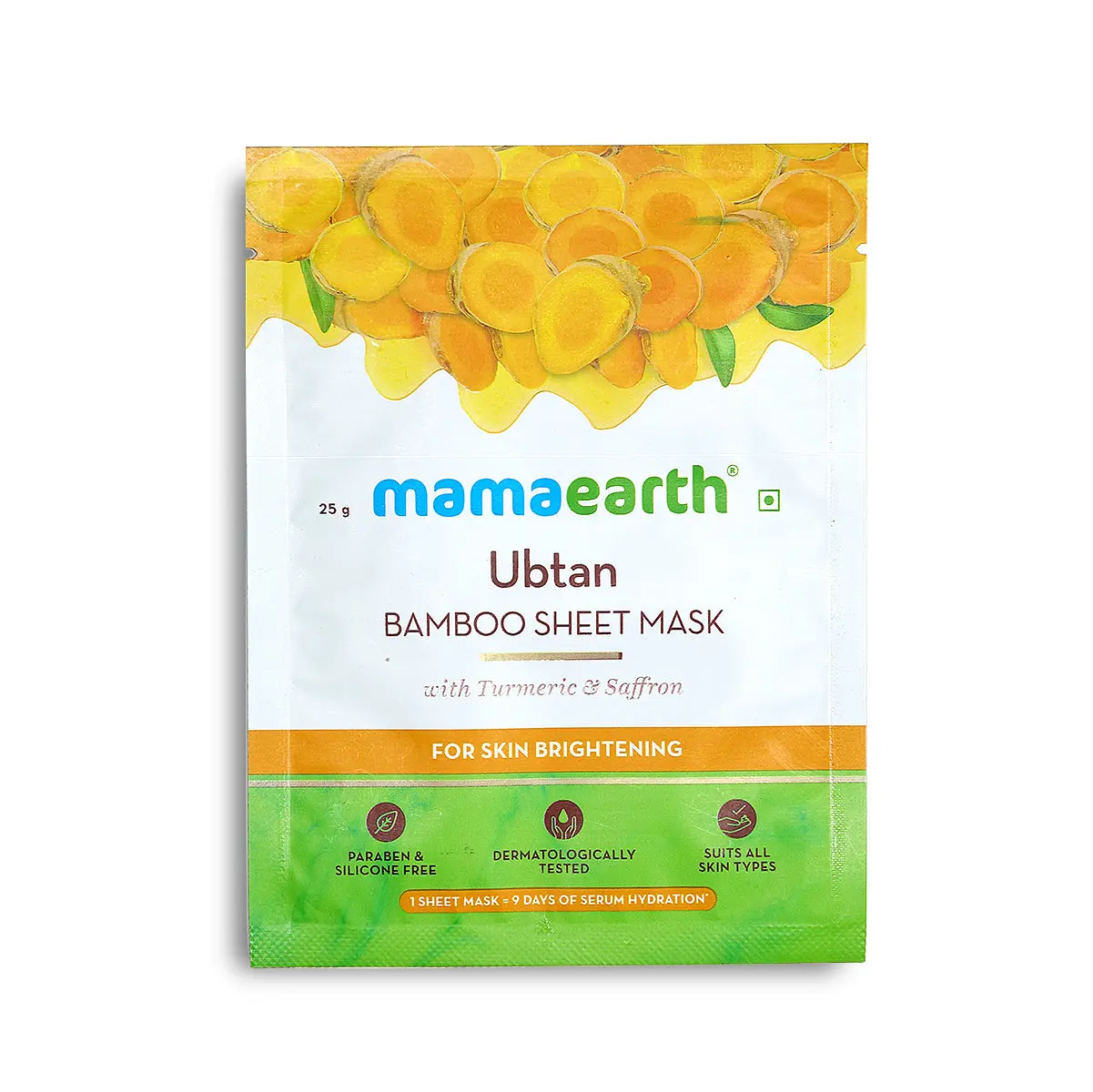 Ubtan Bamboo Sheet Mask - Image 3