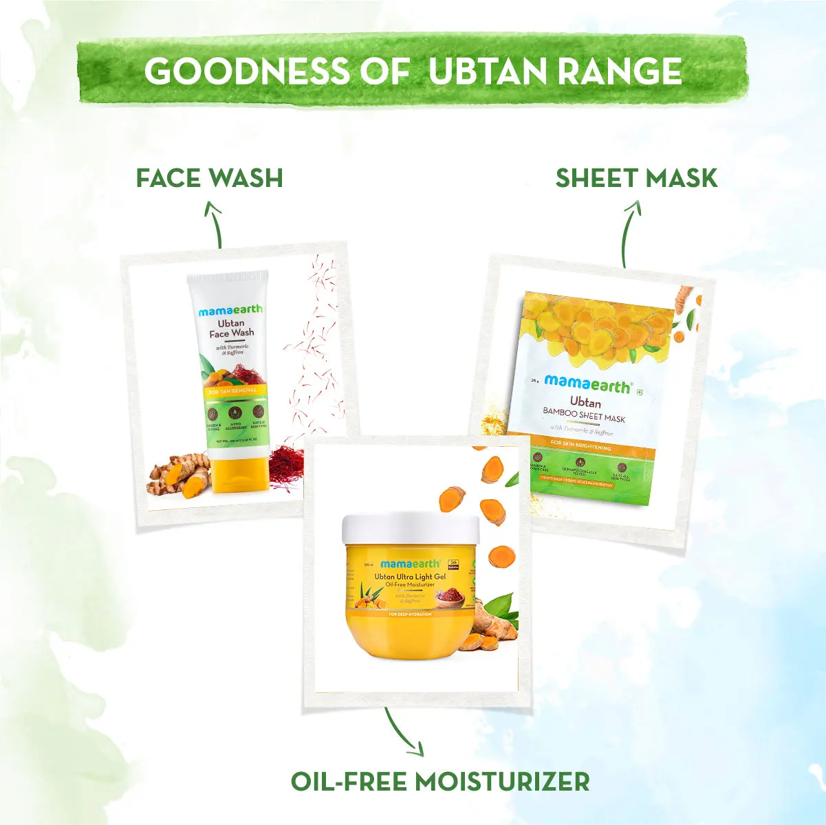 Ubtan Bamboo Sheet Mask - Image 6