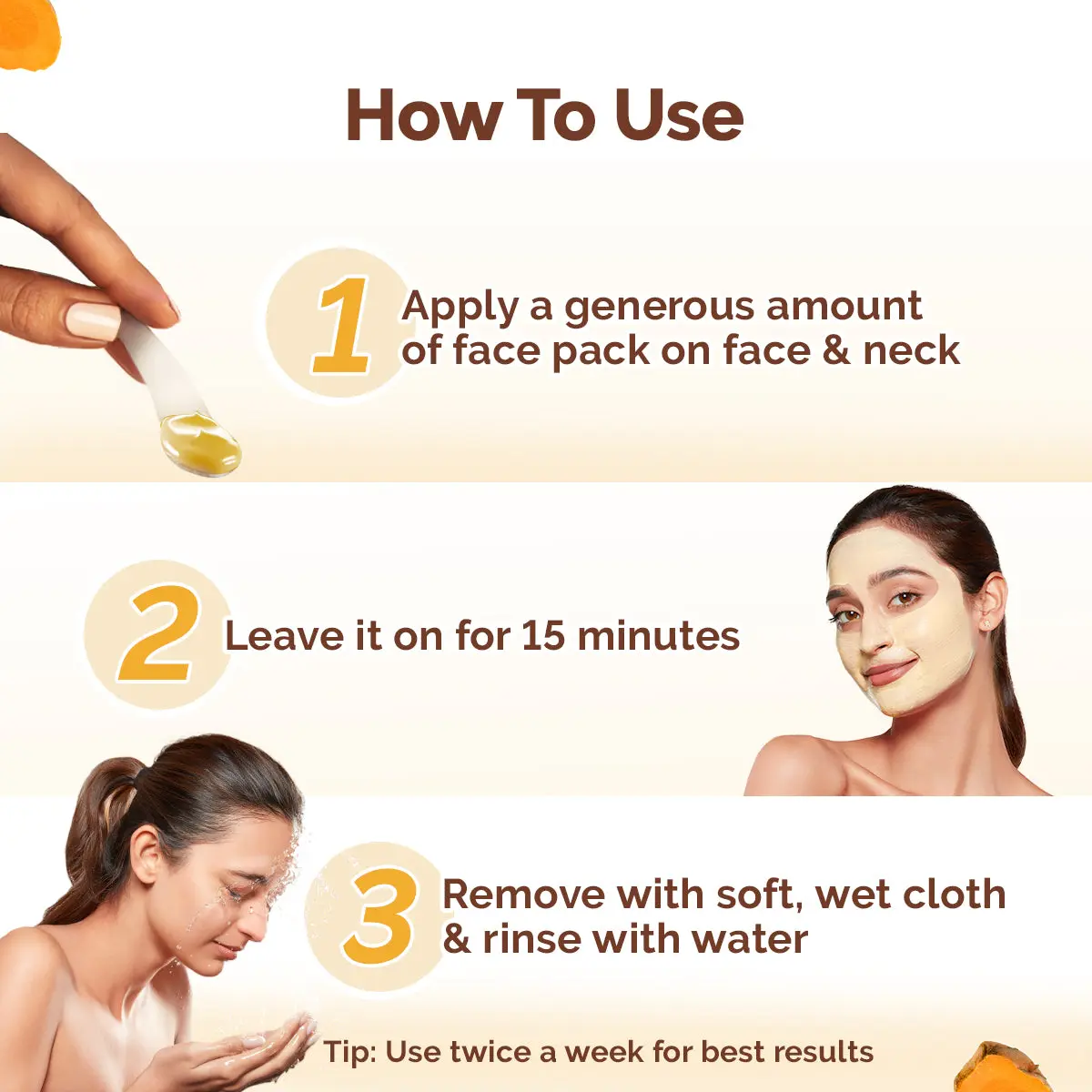 Ubtan Detan Face Pack for Tan Removal & Brighter Skin Glow - Image 4